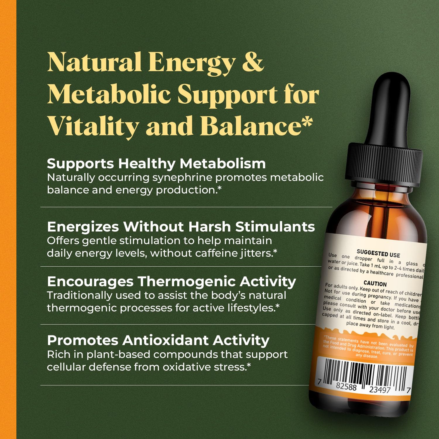 Citrus aurantium botanical extract illustration