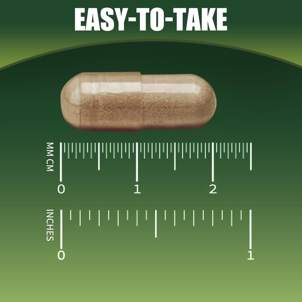 Dosage guidance indicating 2 capsules daily for a 60-day supply