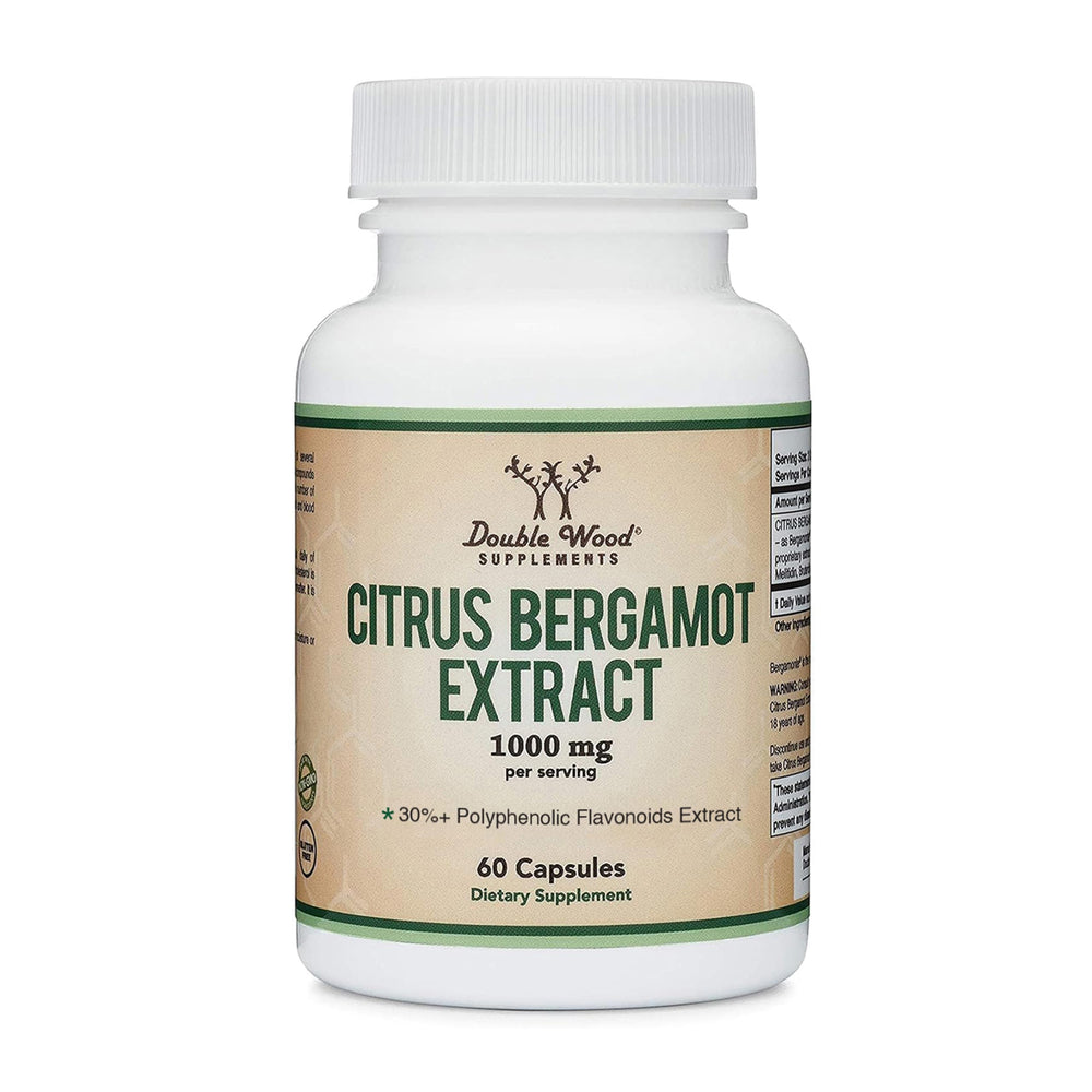 Double Wood Citrus Bergamot 1000mg bottle – front view