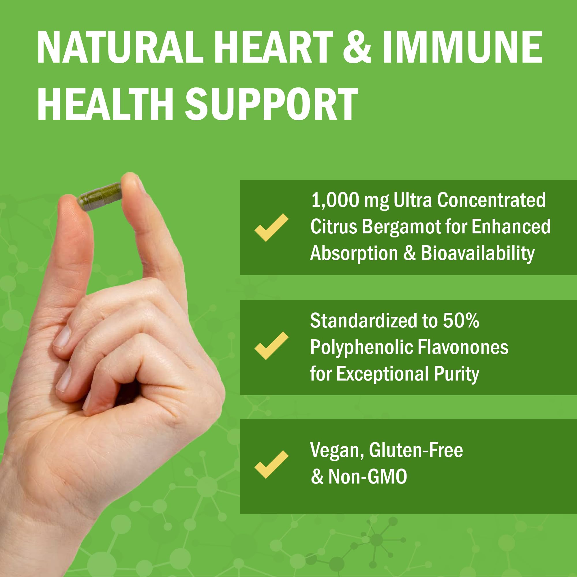 Citrus bergamot extract standardized to 50% polyphenols