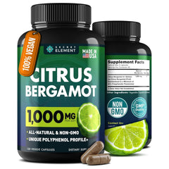 Bottle of Citrus Bergamot Extract 1000mg capsules