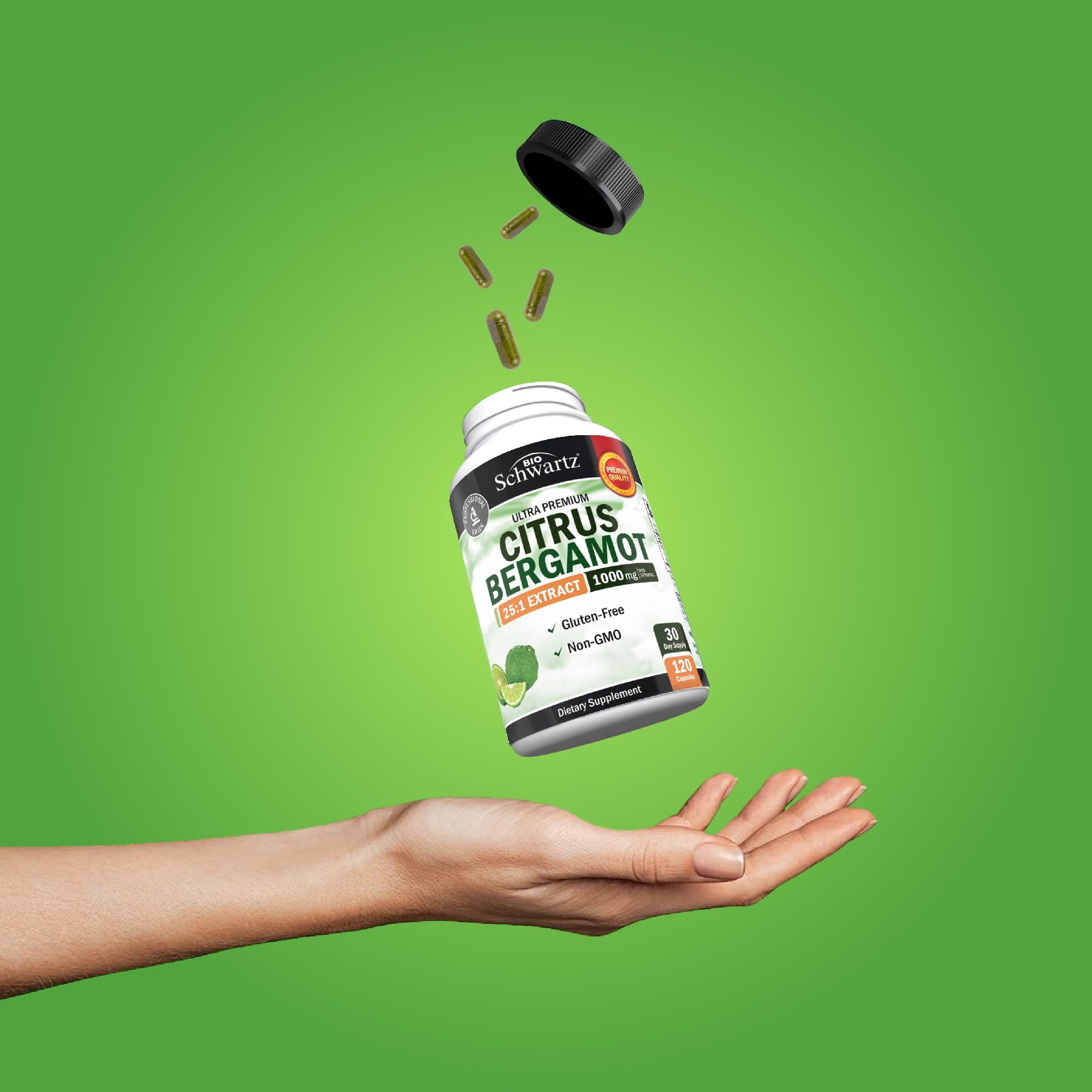 Extraction from fresh citrus bergamot fruit for enhanced absorption