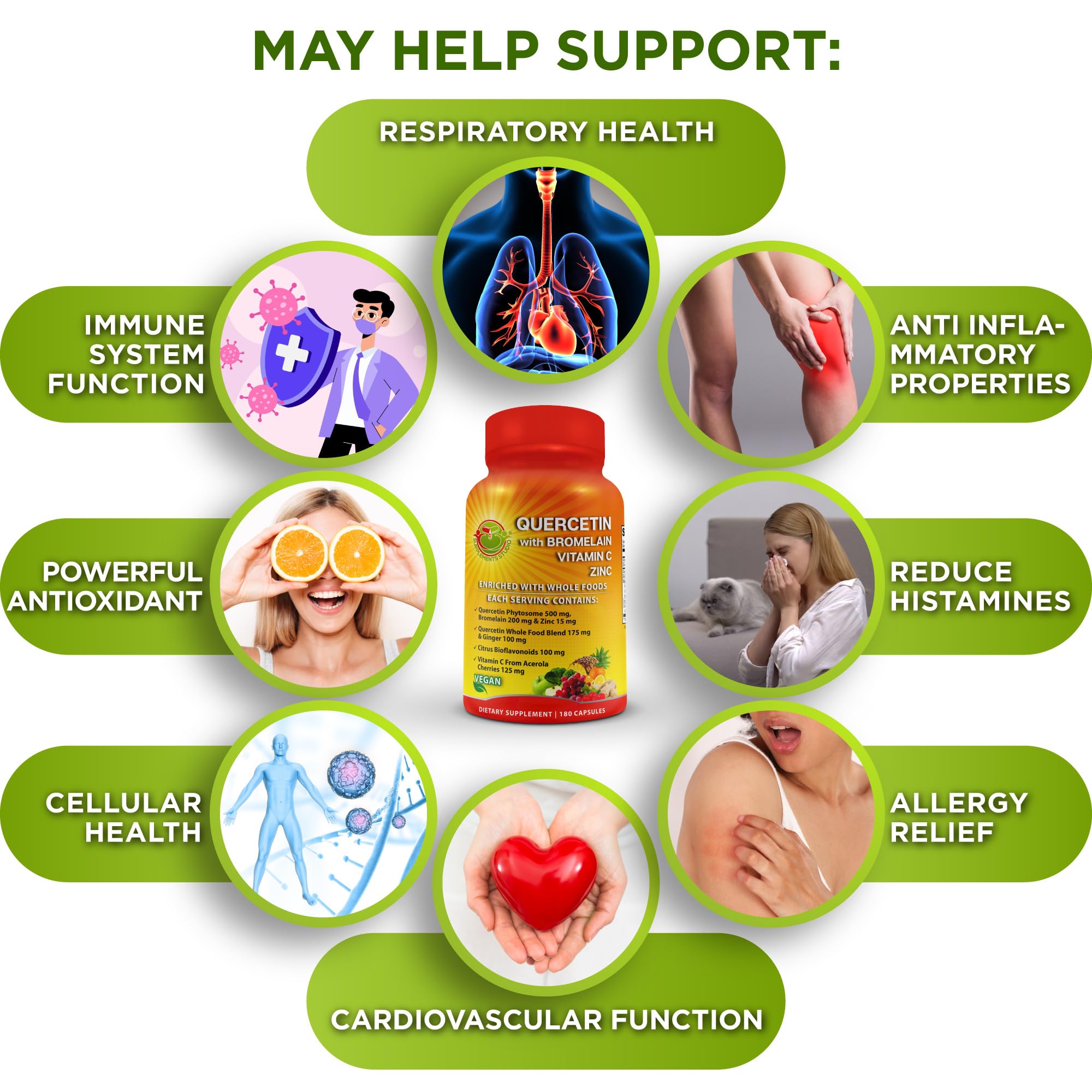 Citrus bioflavonoids and zinc picolinate