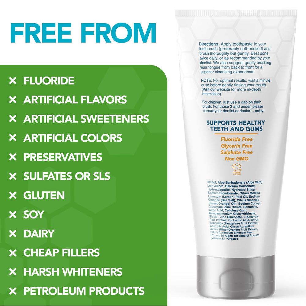 Citrus Blast flavor illustration for toothpaste