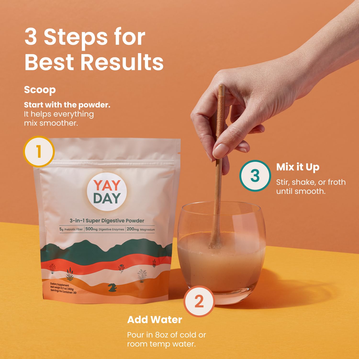 Citrus-flavored fiber powder packaging