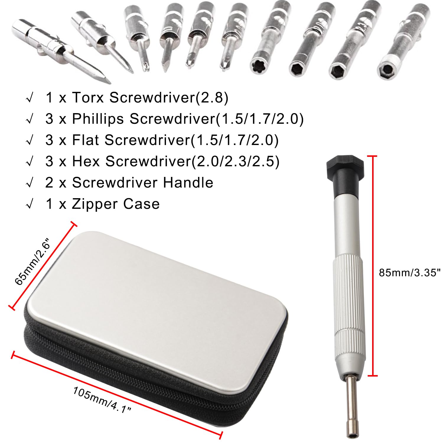 Travel pocket case for CJRSLRB screwdriver kit