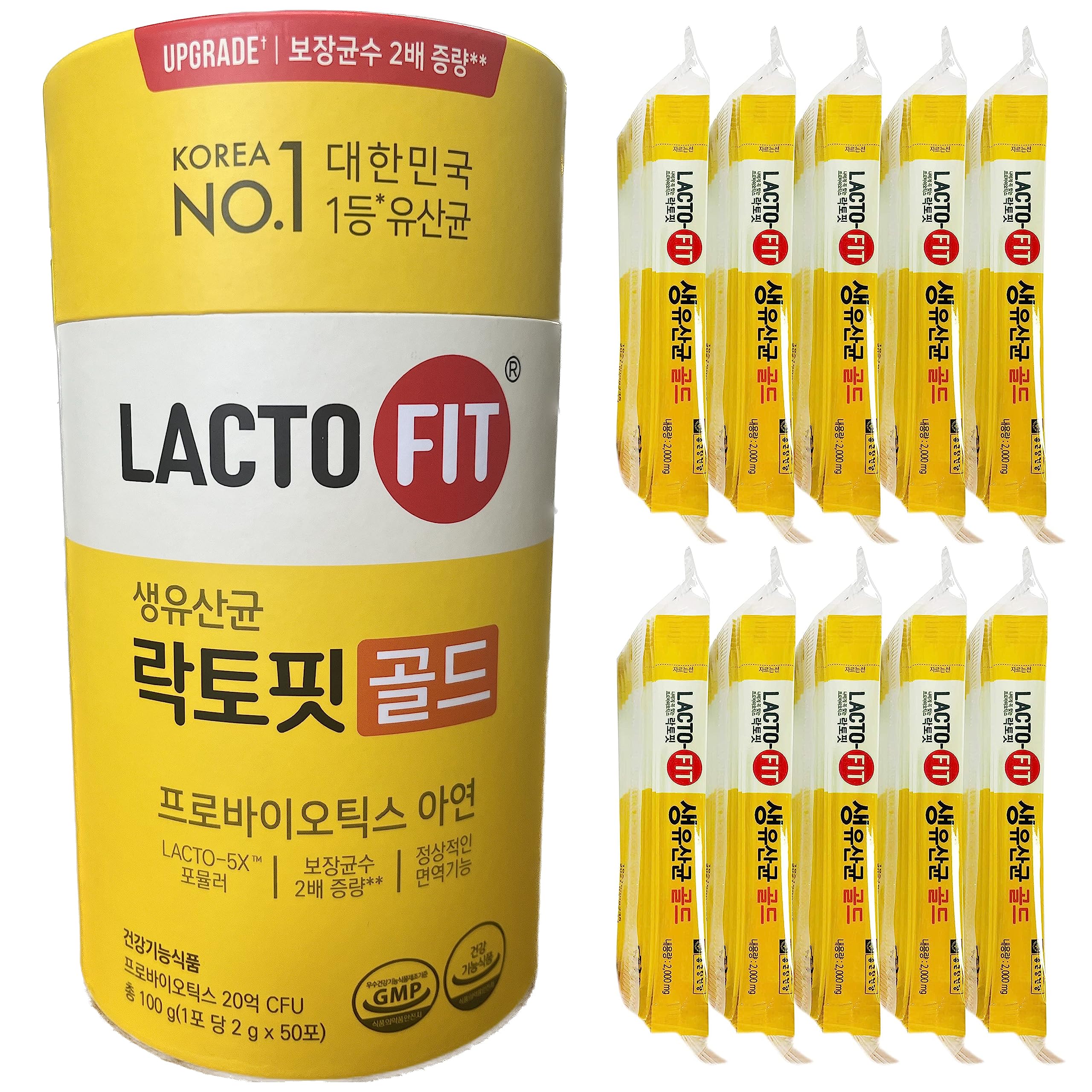 Front label of Chong Kun Dang Lacto-Fit ProBiotics Gold