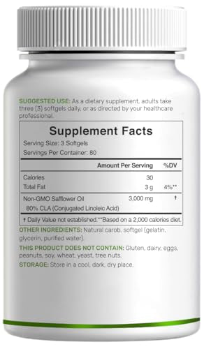 Close-up of CLA 3000mg softgels, image 1