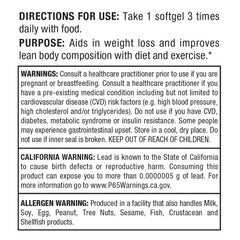 CLA95 dietary supplement bottle