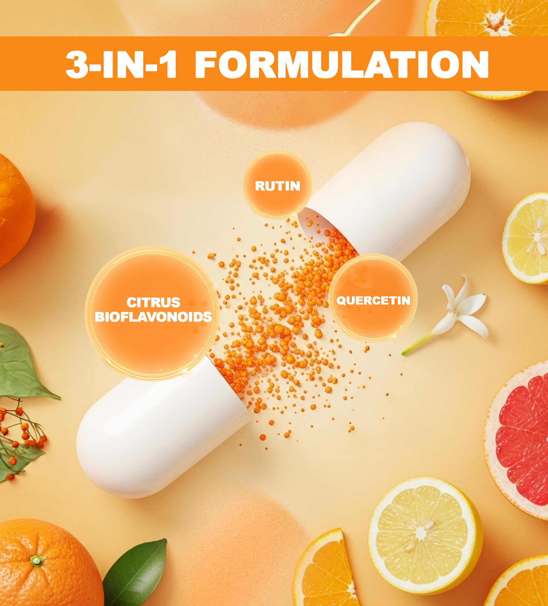 Bioflavonoids sourced from six citrus fruits