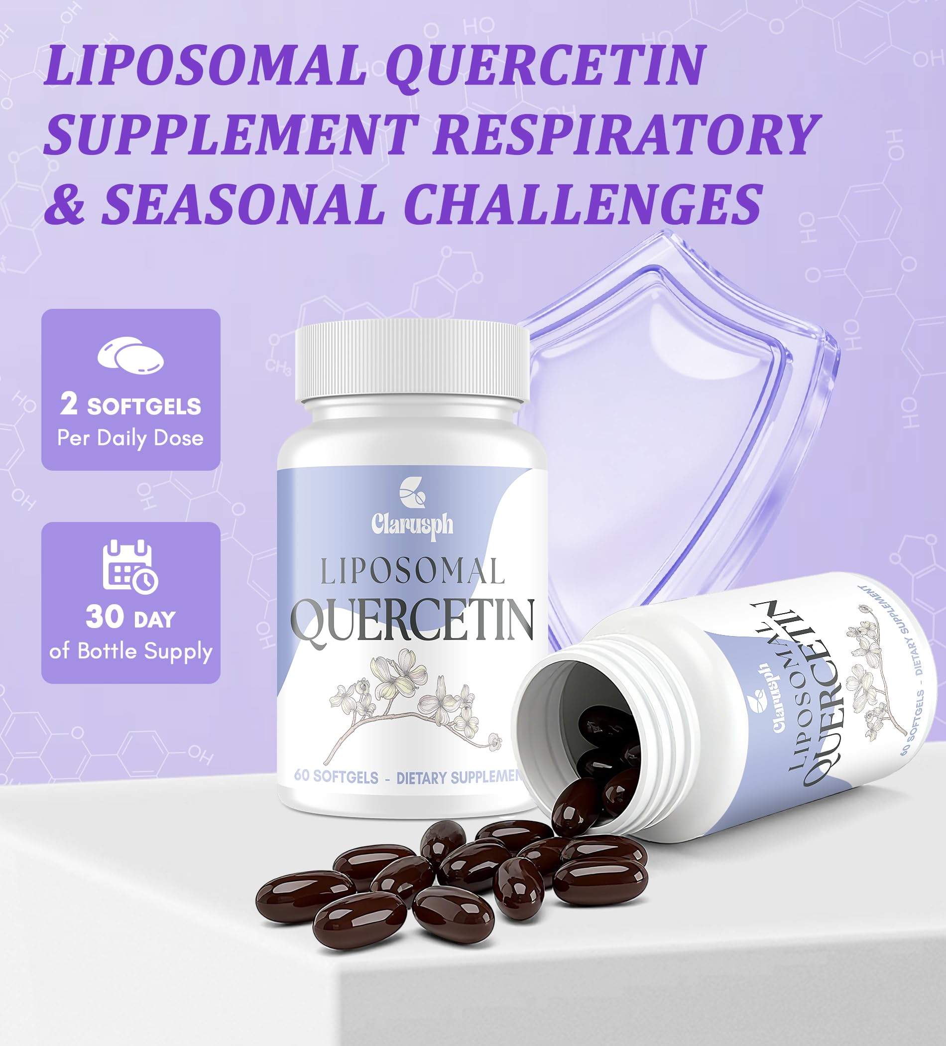 Graphic showing respiratory and seasonal support features