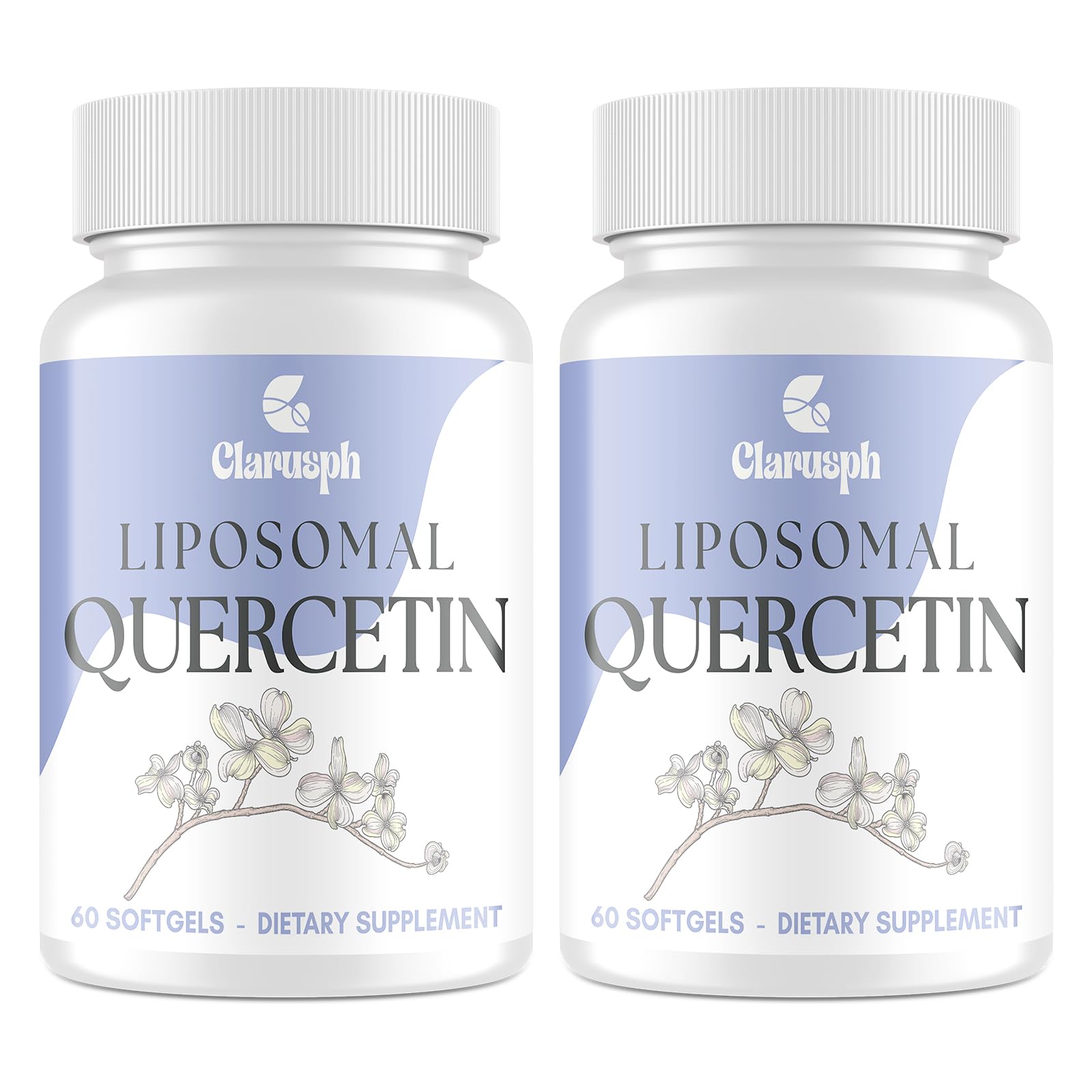 Clarusph Liposomal Quercetin bottle with 120 softgels