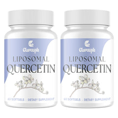 Clarusph Liposomal Quercetin bottle with 120 softgels