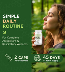 Two capsules per serving dosage instruction