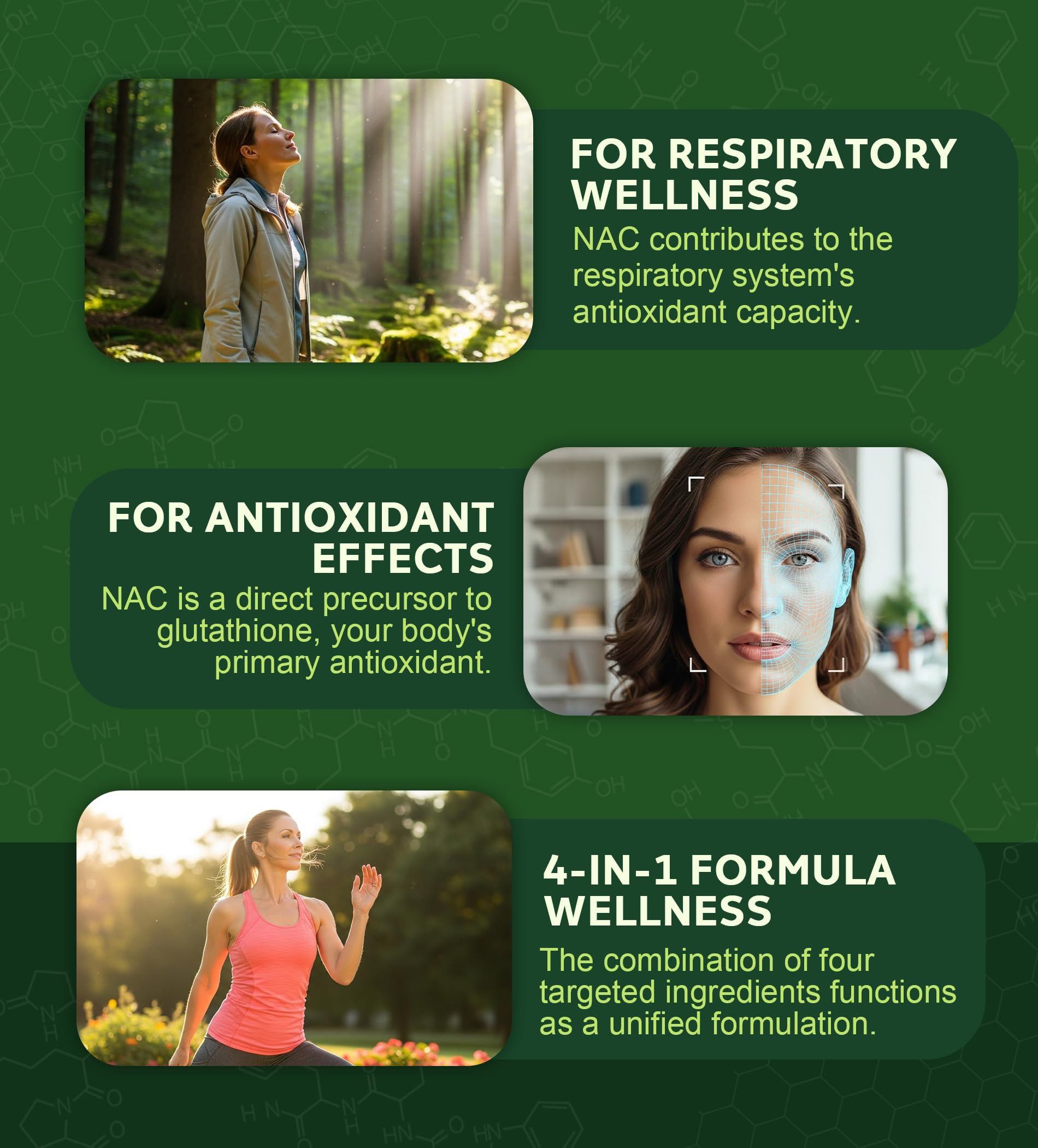 NAC 1200mg ingredients and supplement facts