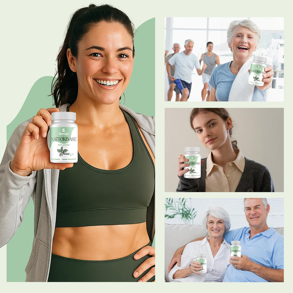 Ingredients and formulation details for Clarusph Nattokinase with CoQ10