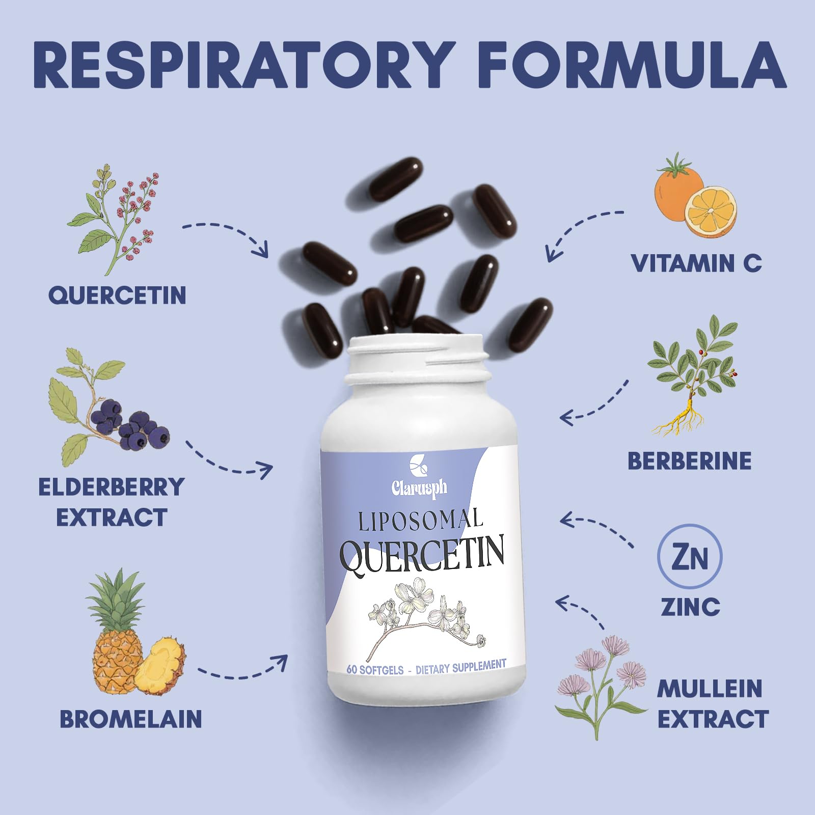 Quercetin 1000 mg per serving dosage