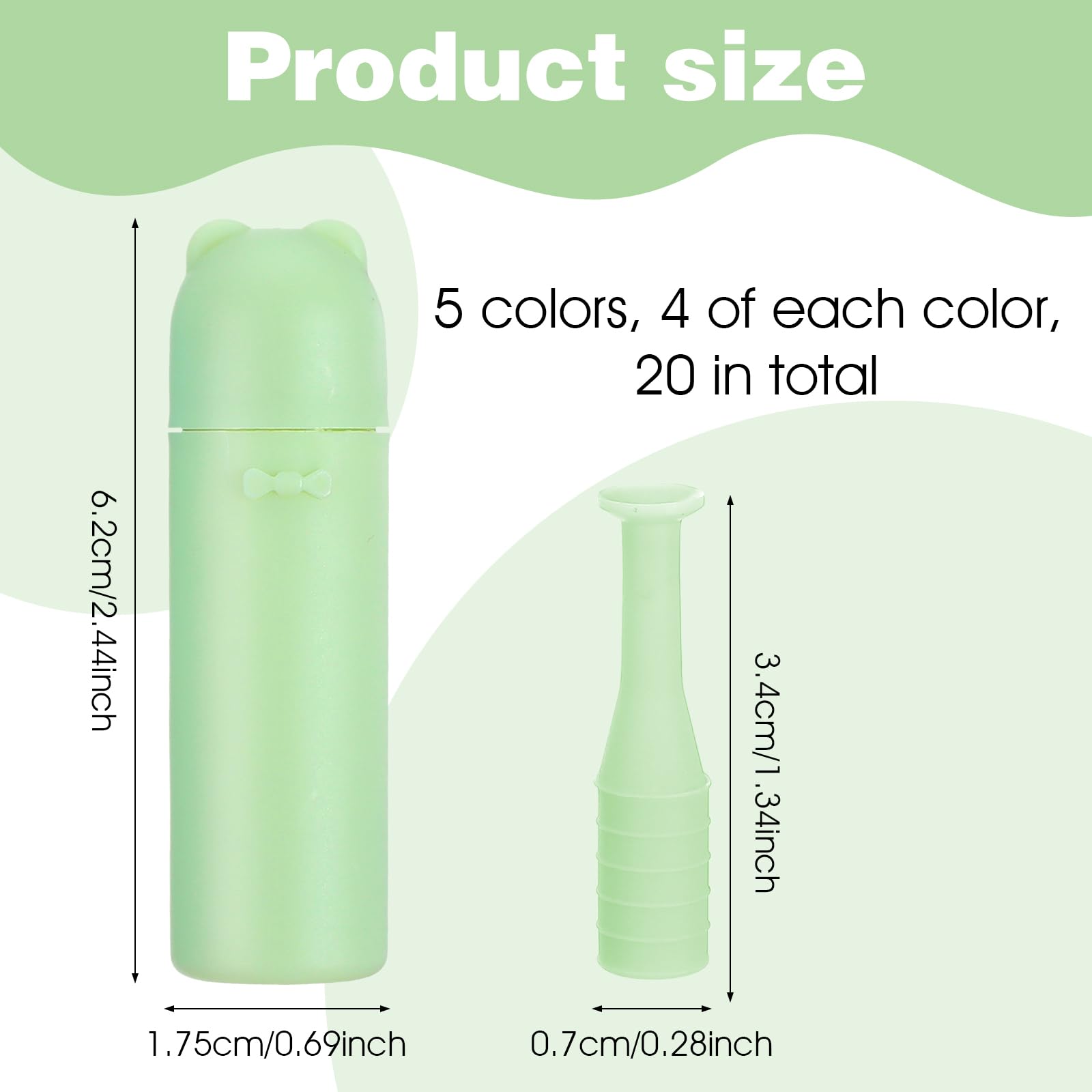 Compact storage box containing 20 soft contact lens remover tools