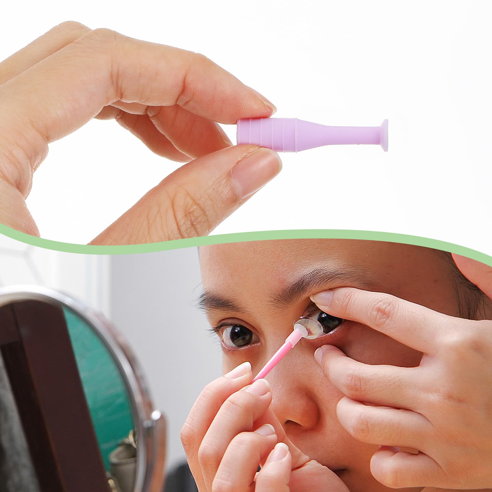 Packaging contents: 20 x soft contact lens remover tools with storage box