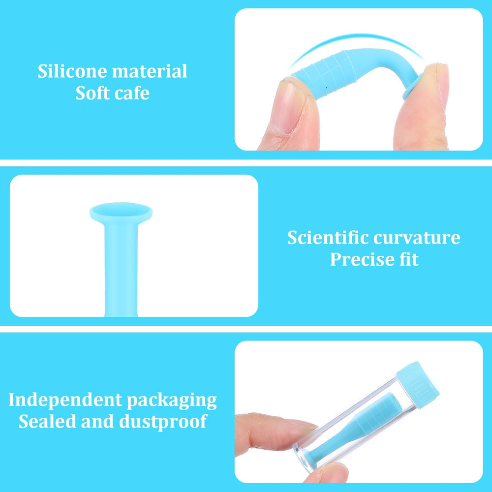 Green silicone contact lens remover tool