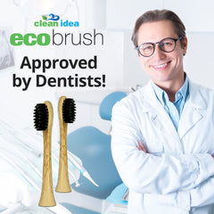 Philips-compatible electric toothbrush head side view