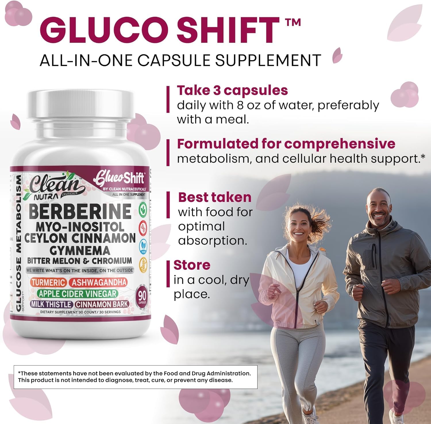 Clean Nutraceuticals open bottle with capsules spilling to show content