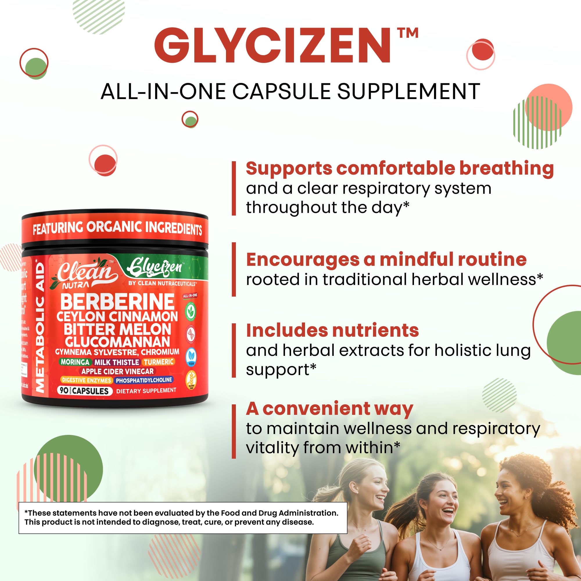 Turmeric and botanicals in supplement