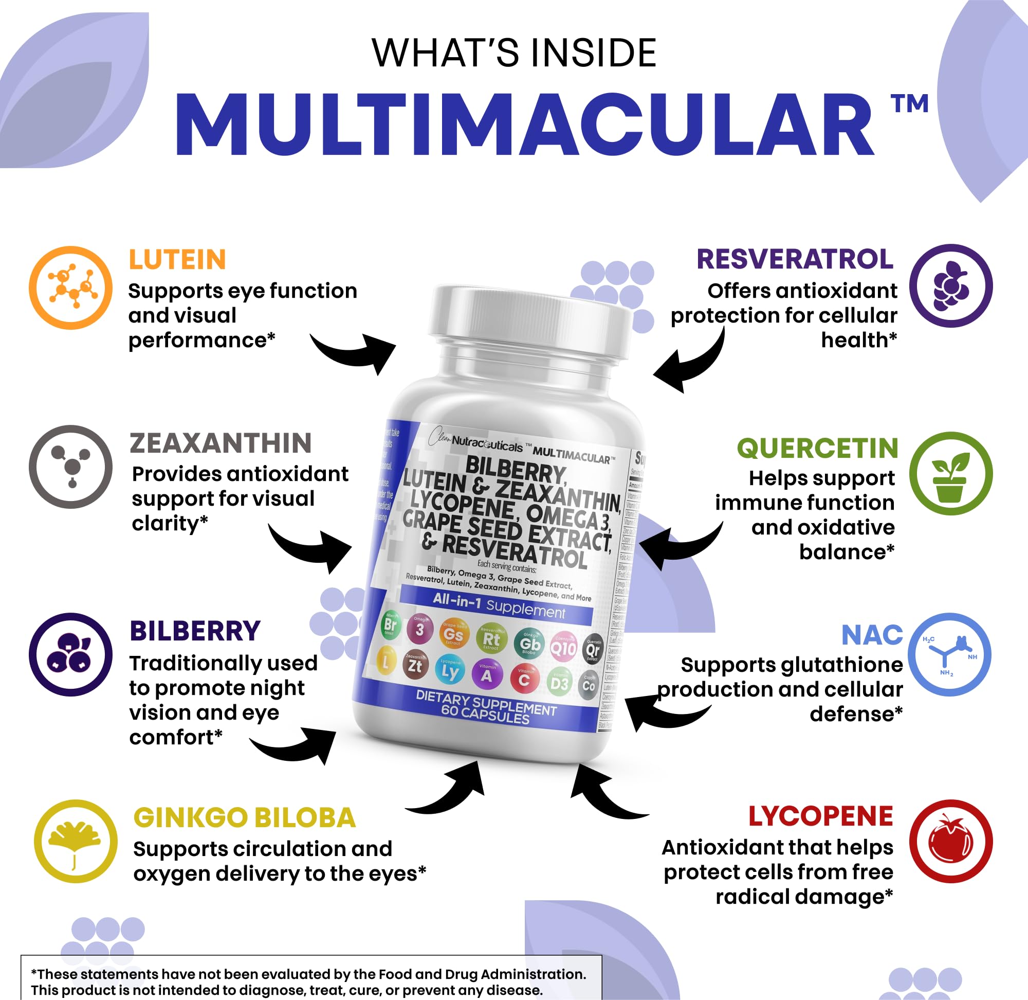 Bilberry extract ingredient for eye health