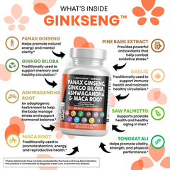 Capsules from Clean Nutra focus supplement with ginseng and maca