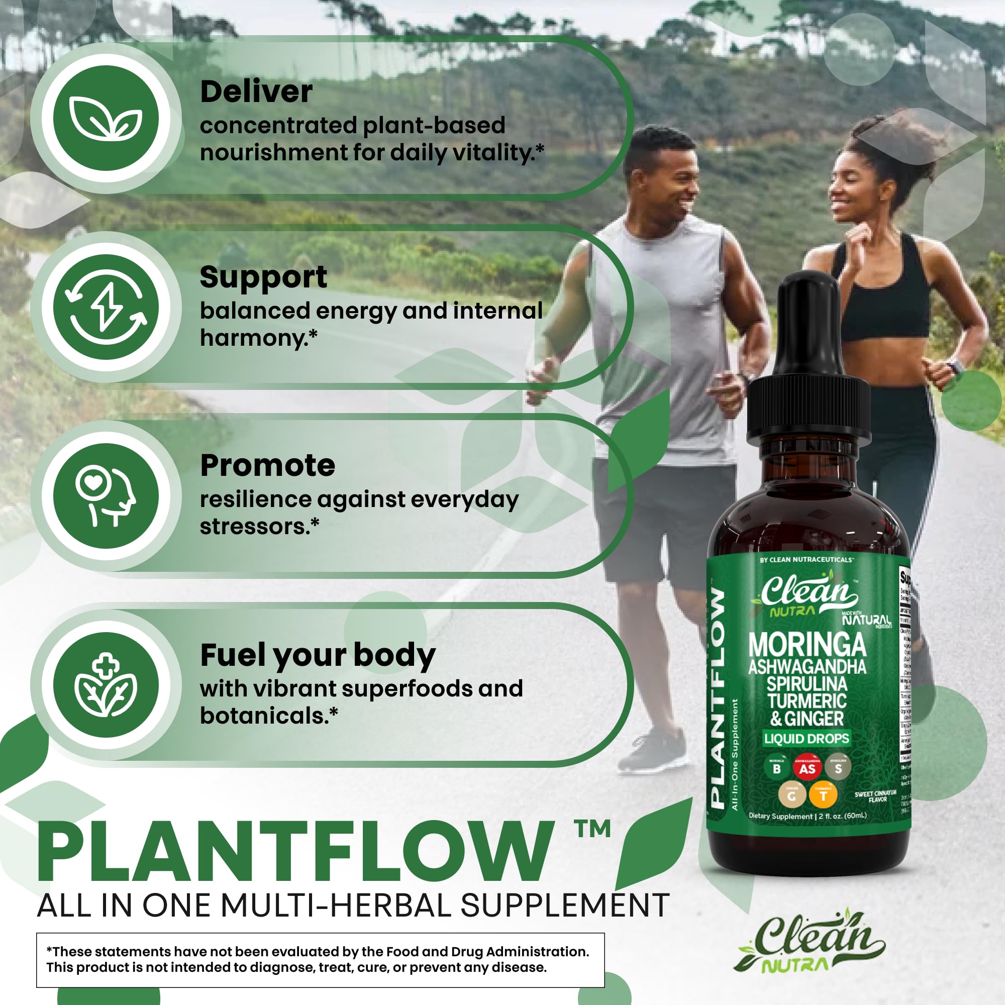 Vitamin C and antioxidants highlighted in the liquid supplement