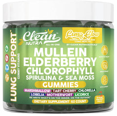 Clean Nutra Mullein Gummies bottle packaging front view