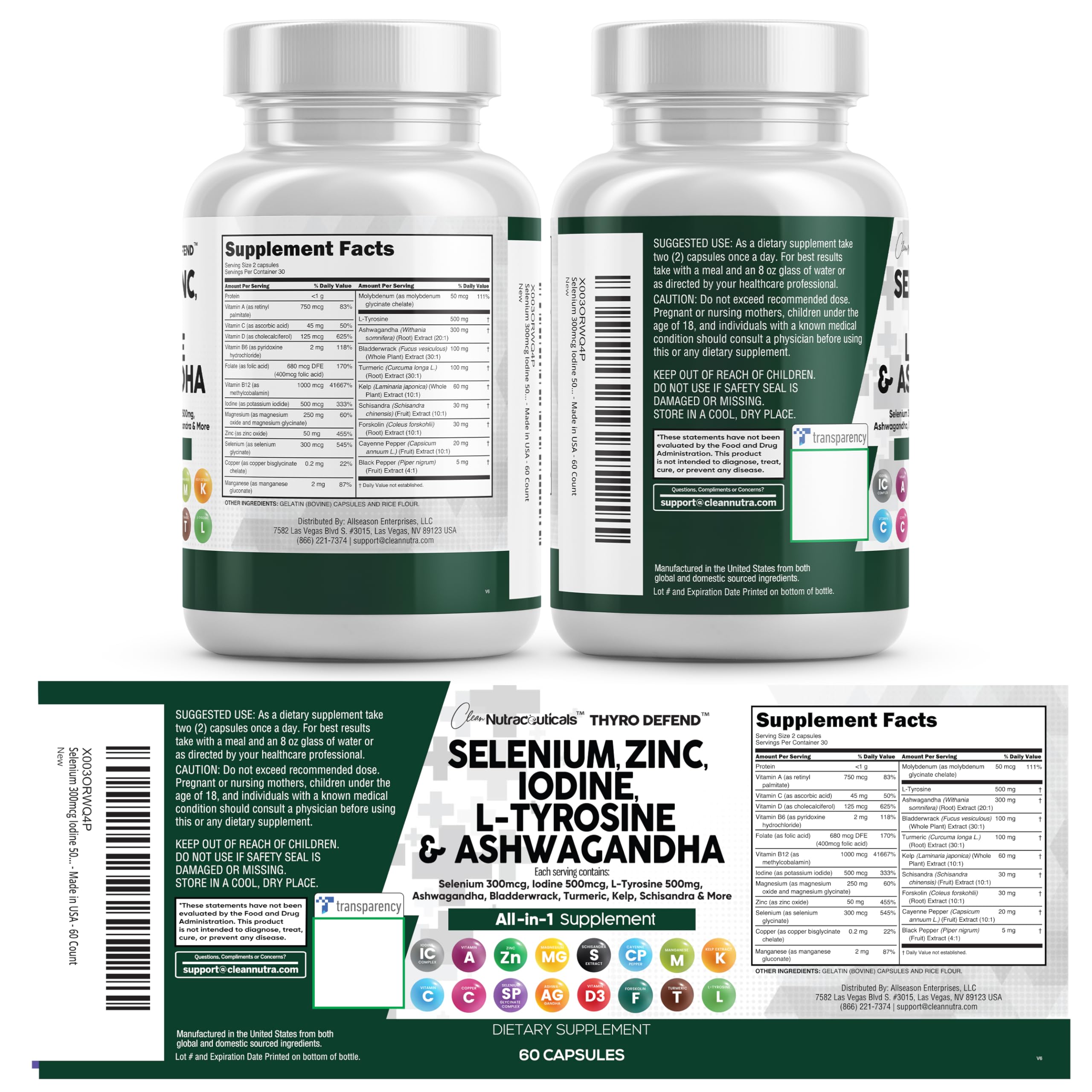 Clean Nutra two-capsules daily-dose photo showing easy routine