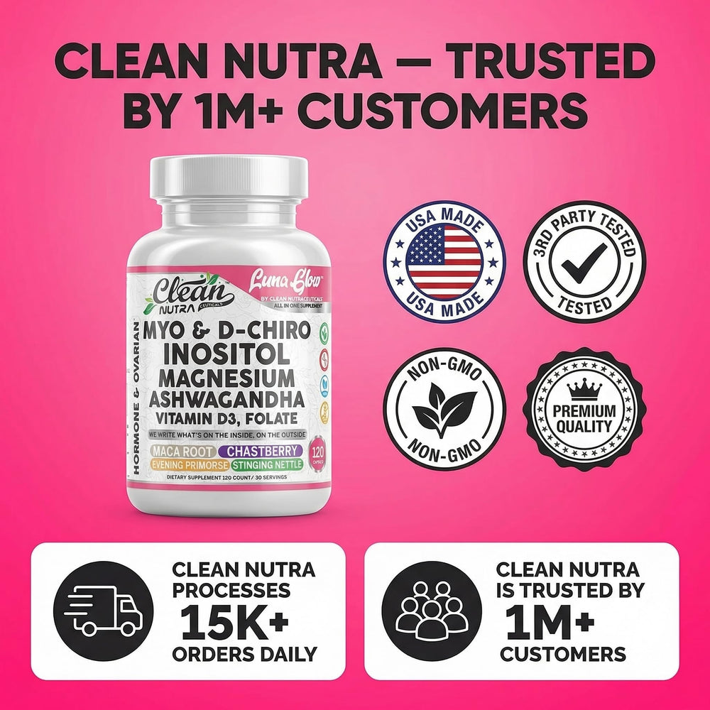 Clean Nutraceuticals open bottle showing clear label and supplement facts