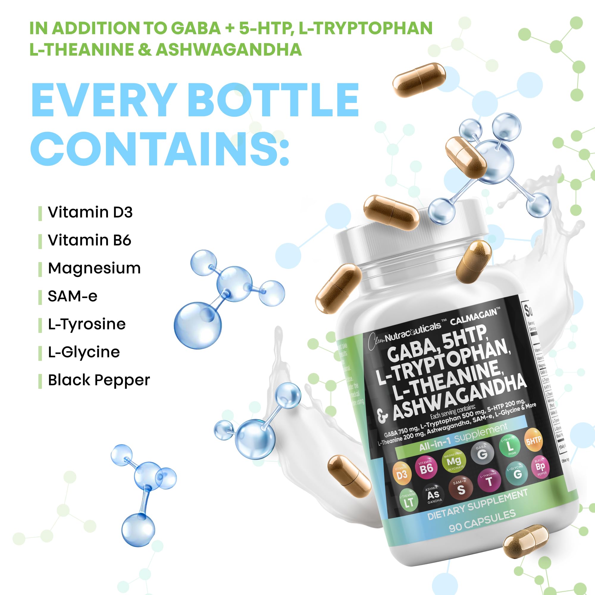 Brand logo Clean Nutraceuticals on bottle