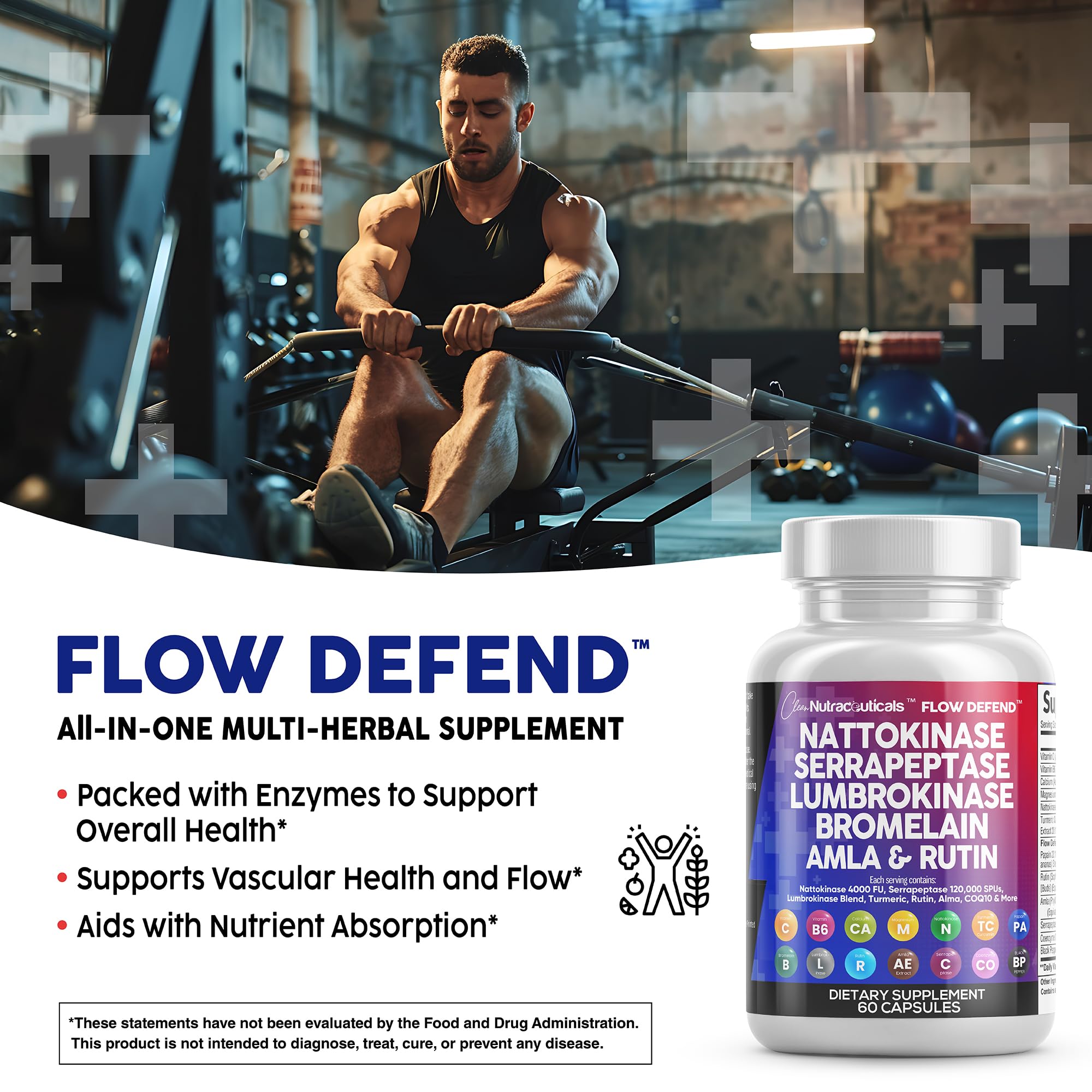 Lumbrokinase enzyme representation