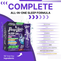 Clean Nutraceuticals sachet opened with powder visible highlighting portability
