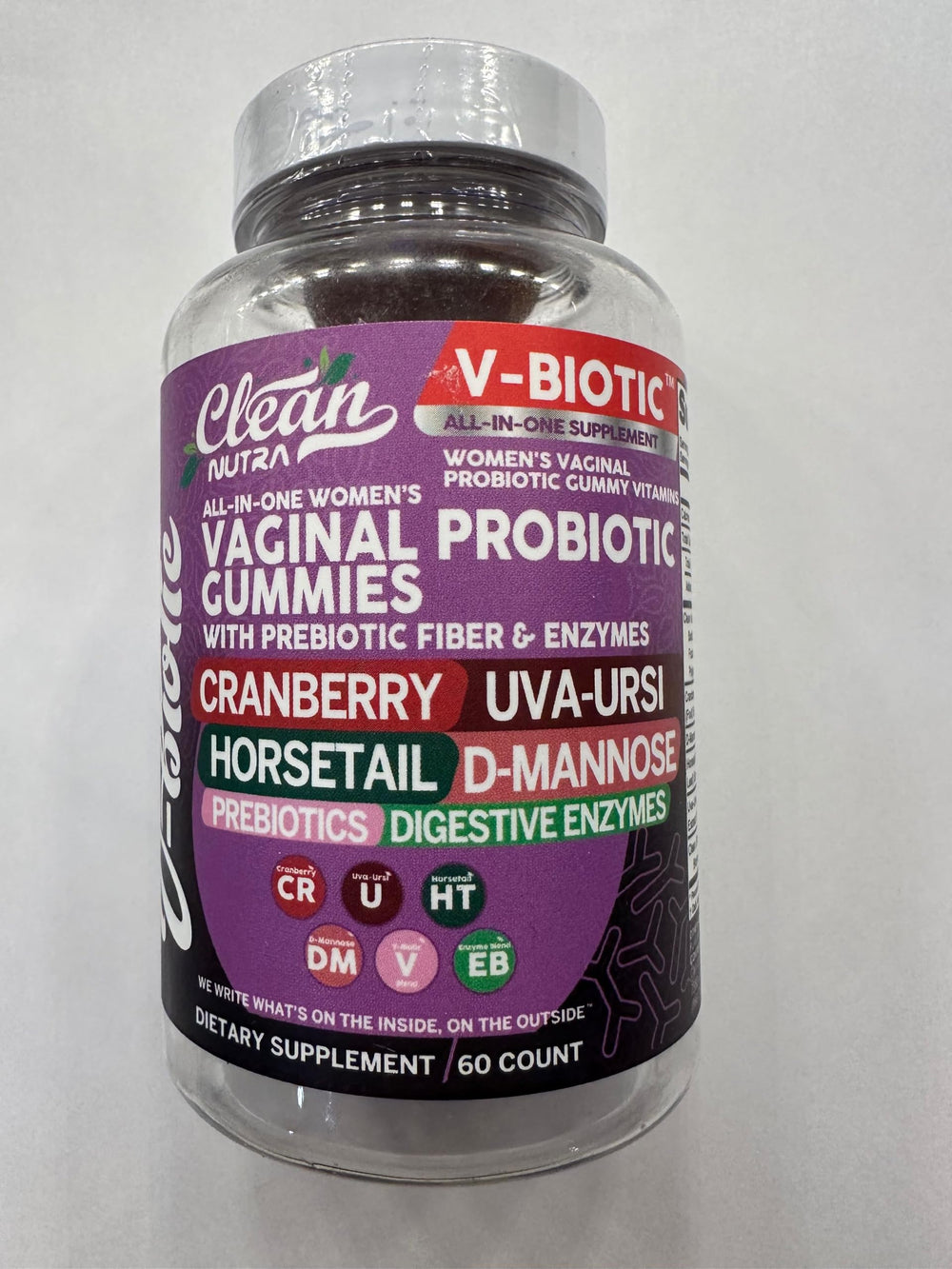 Gummy vitamins featuring digestive enzymes and probiotic blend