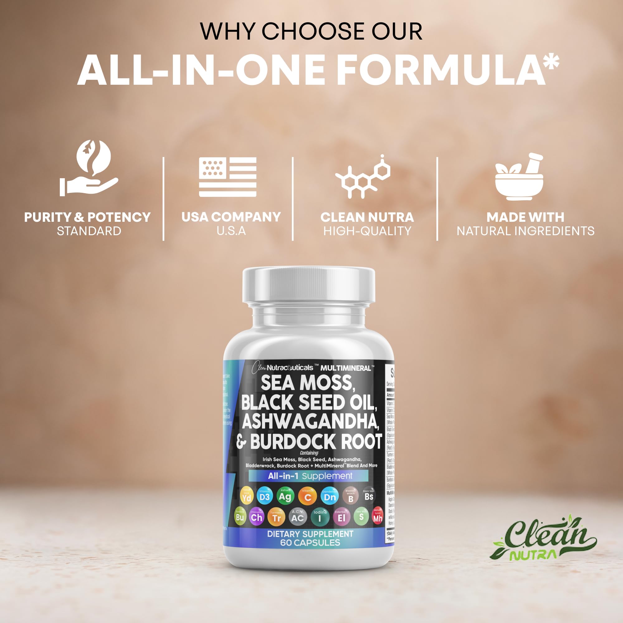 Vitamin C and Vitamin D3 capsule supplement