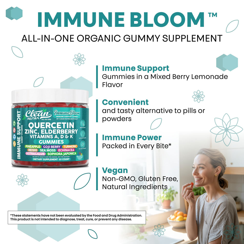 Elderberries and goji berries with quercetin