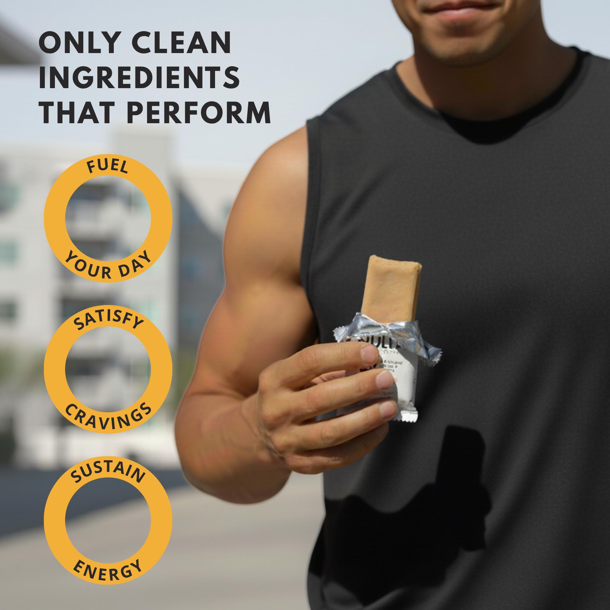 CleanForm Nulla Bar low-gi-energy showcases steady energy without spikes.
