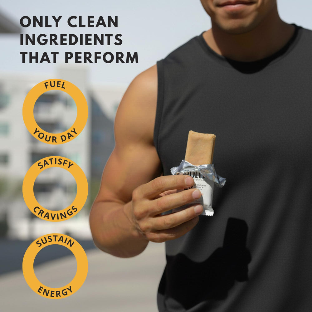 CleanForm Nulla Bar low-gi-energy showcases steady energy without spikes.