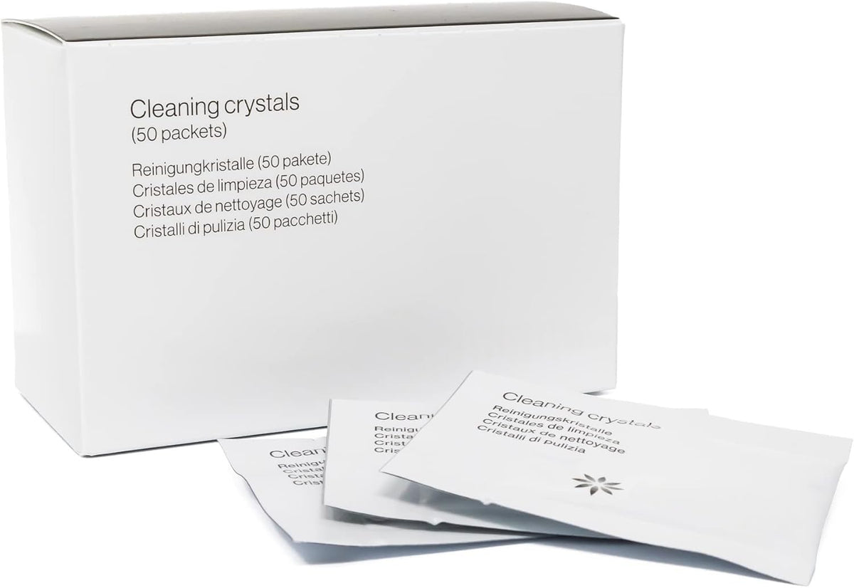 Front packaging of Cleaning Crystals – 50 packets