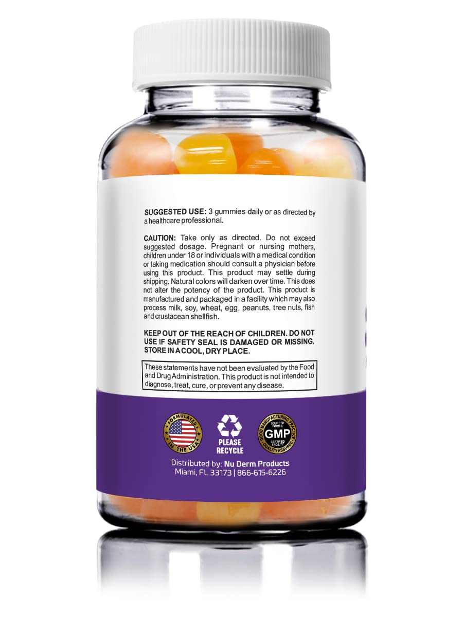 Appetite booster gummies arranged for display