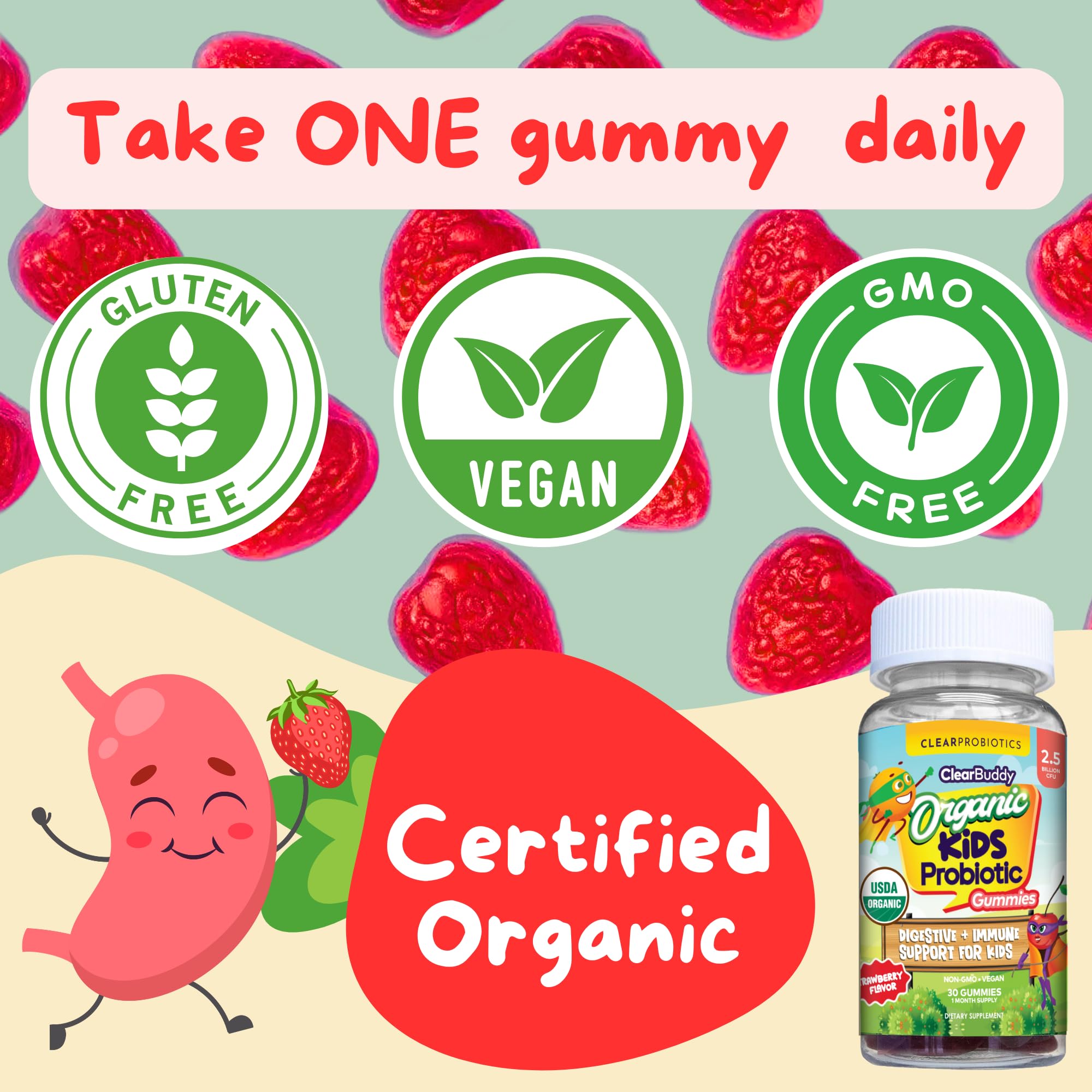 Clear Buddy packaging and ingredients list