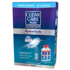 Twin pack includes two lens cases included