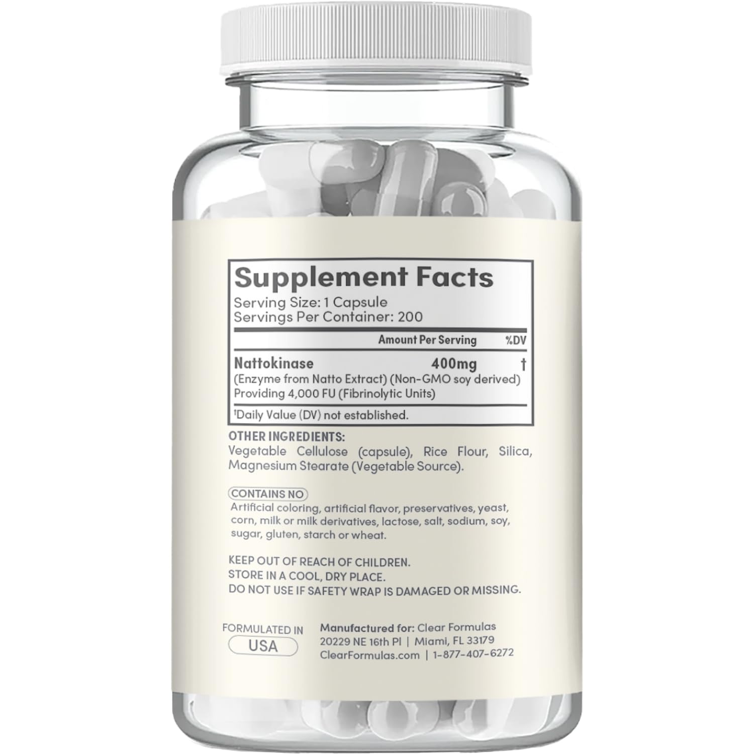 Natto extract ingredients image