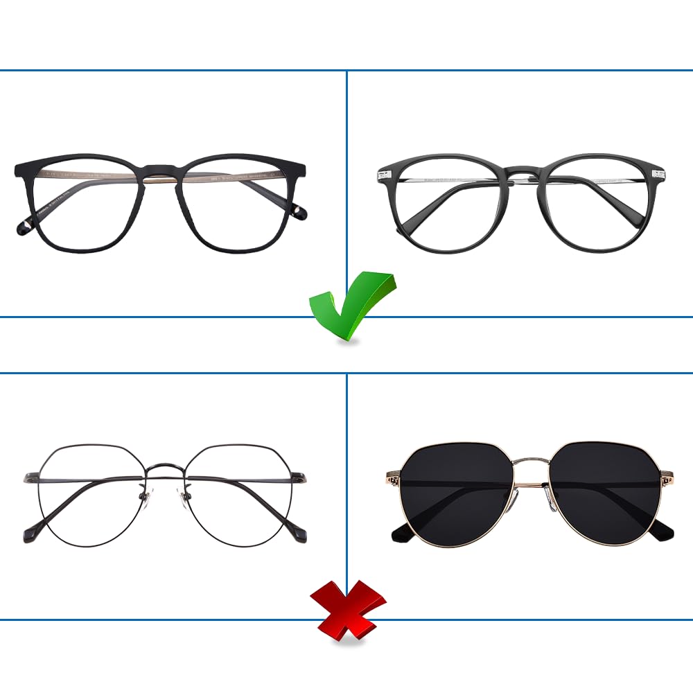 Nose pads on sunglasses with clear silicone material