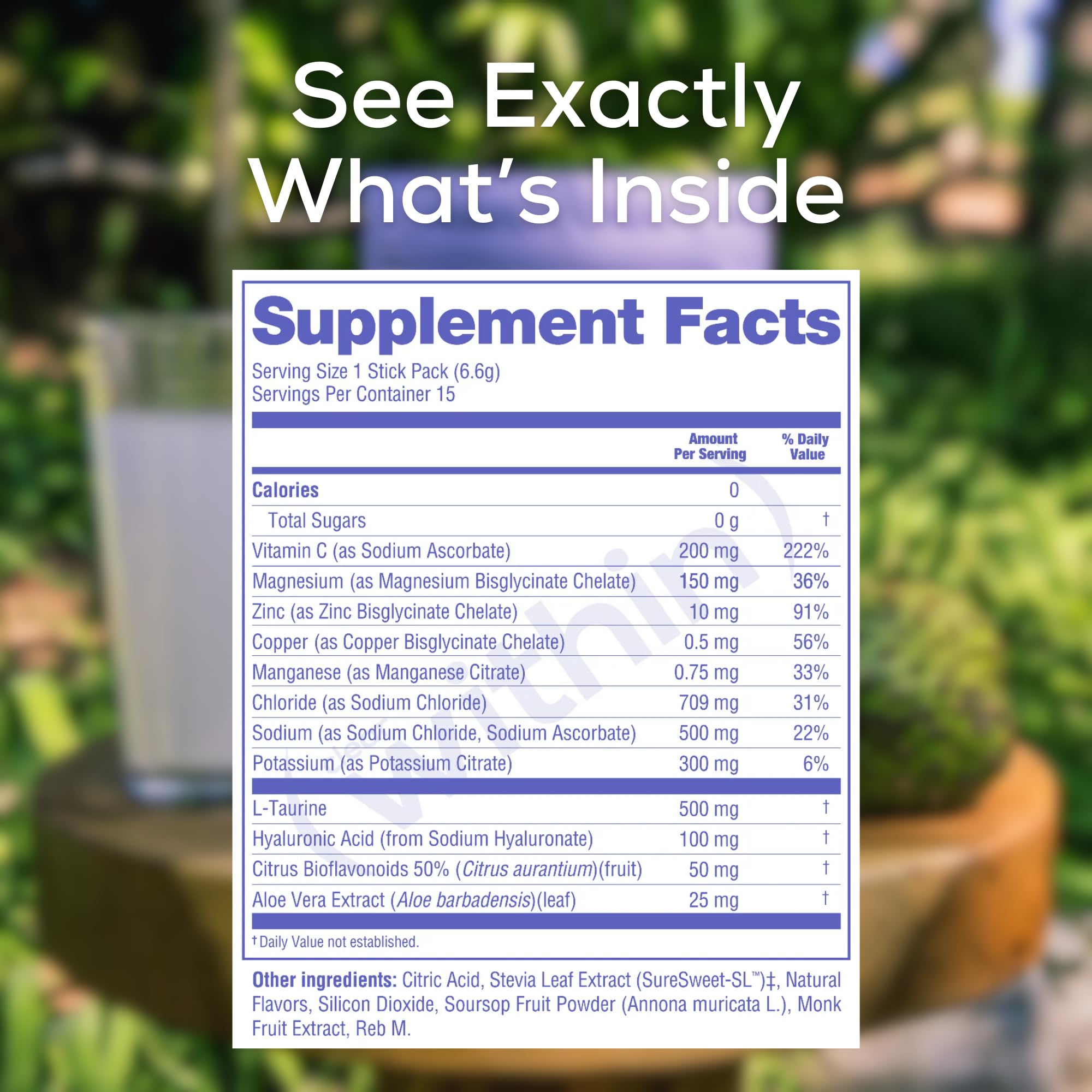 Woman mixing powder into water for hydration