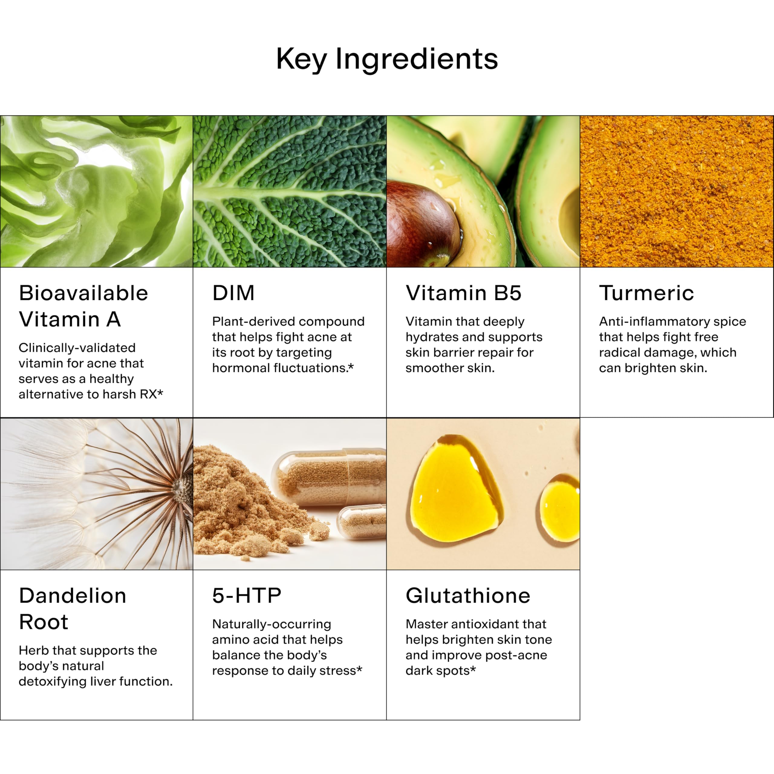 Close-up of ingredients on MindBodySkin label