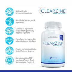 Key ingredients Pantothenic Acid (Vitamin B5) and Zinc in ClearZine